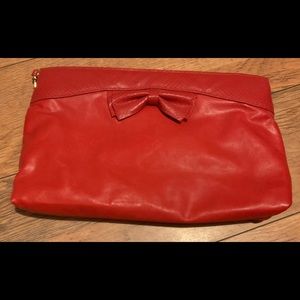 Vintage red purse/clutch